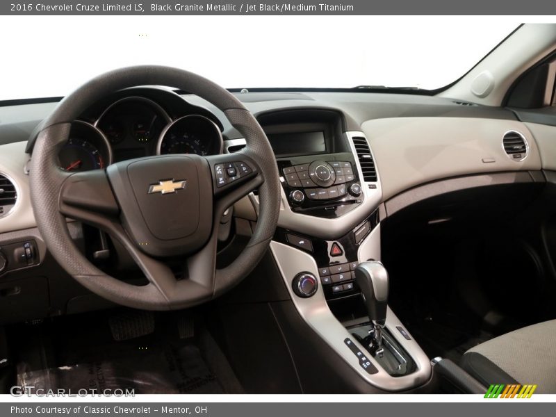 Black Granite Metallic / Jet Black/Medium Titanium 2016 Chevrolet Cruze Limited LS