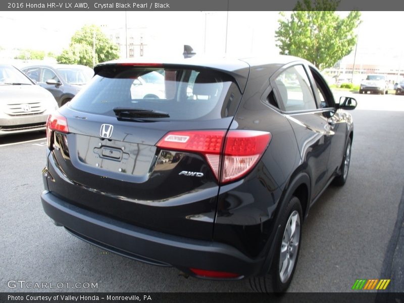 Crystal Black Pearl / Black 2016 Honda HR-V LX AWD