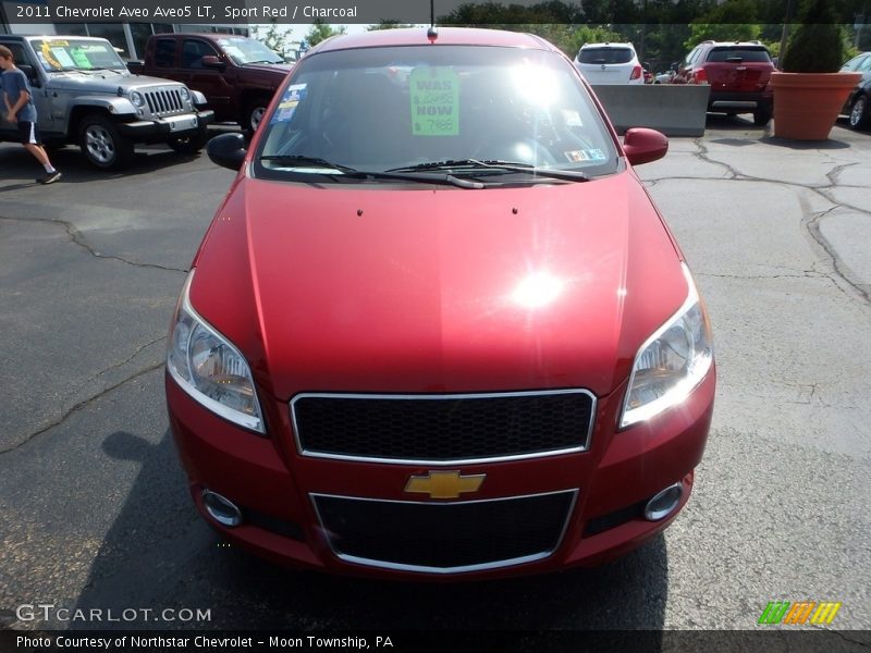 Sport Red / Charcoal 2011 Chevrolet Aveo Aveo5 LT
