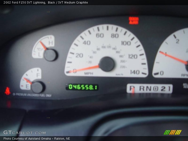 Black / SVT Medium Graphite 2002 Ford F150 SVT Lightning