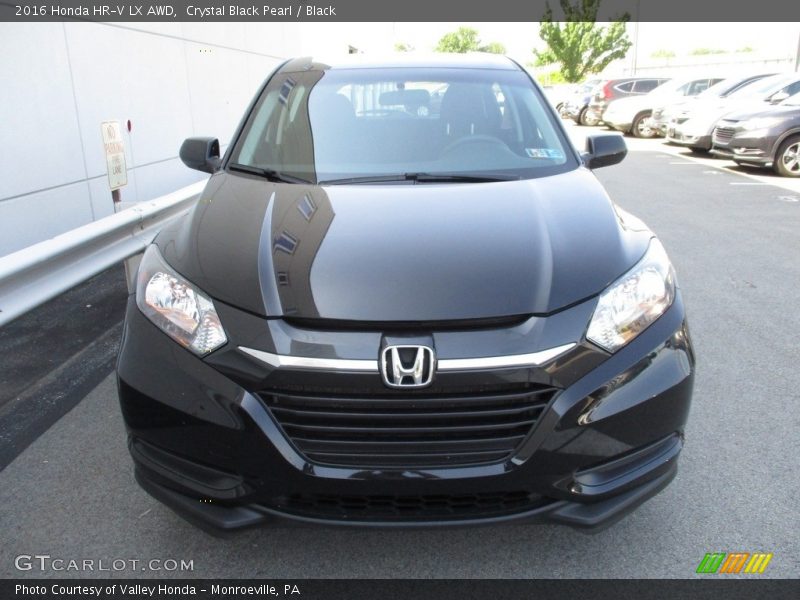 Crystal Black Pearl / Black 2016 Honda HR-V LX AWD