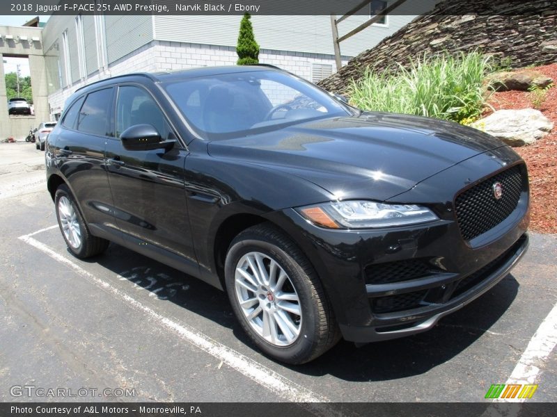 Narvik Black / Ebony 2018 Jaguar F-PACE 25t AWD Prestige