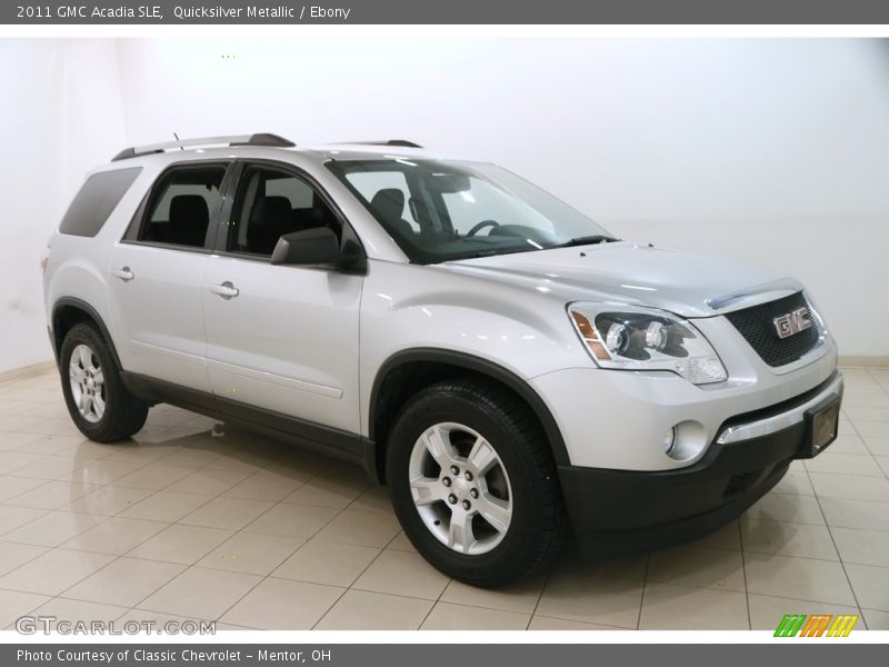 Quicksilver Metallic / Ebony 2011 GMC Acadia SLE