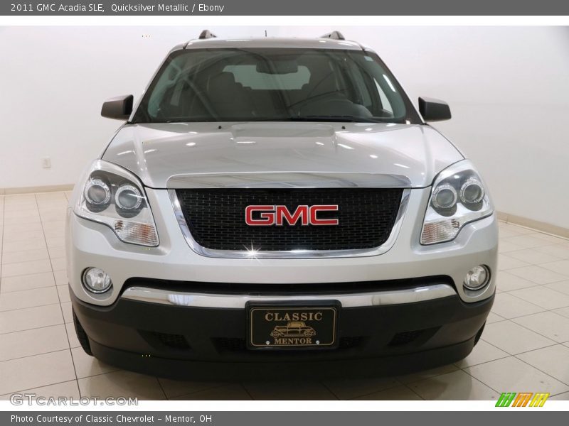 Quicksilver Metallic / Ebony 2011 GMC Acadia SLE