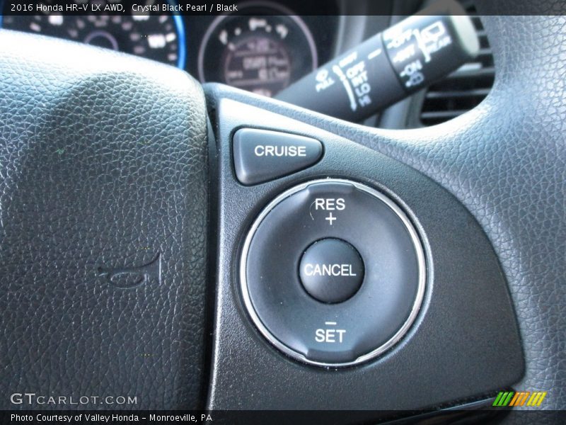 Crystal Black Pearl / Black 2016 Honda HR-V LX AWD