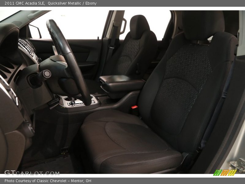 Quicksilver Metallic / Ebony 2011 GMC Acadia SLE
