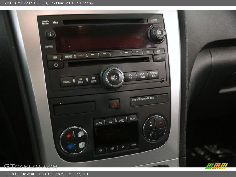 Quicksilver Metallic / Ebony 2011 GMC Acadia SLE