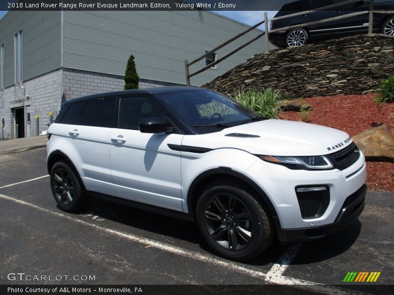 Yulong White / Ebony 2018 Land Rover Range Rover Evoque Landmark Edition