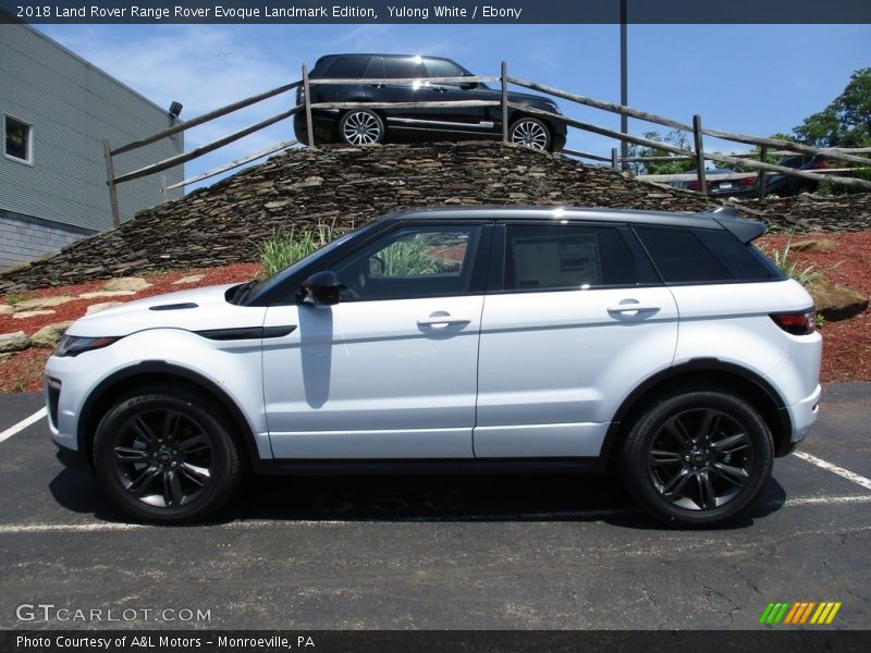 Yulong White / Ebony 2018 Land Rover Range Rover Evoque Landmark Edition
