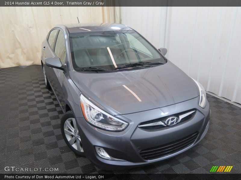 Triathlon Gray / Gray 2014 Hyundai Accent GLS 4 Door