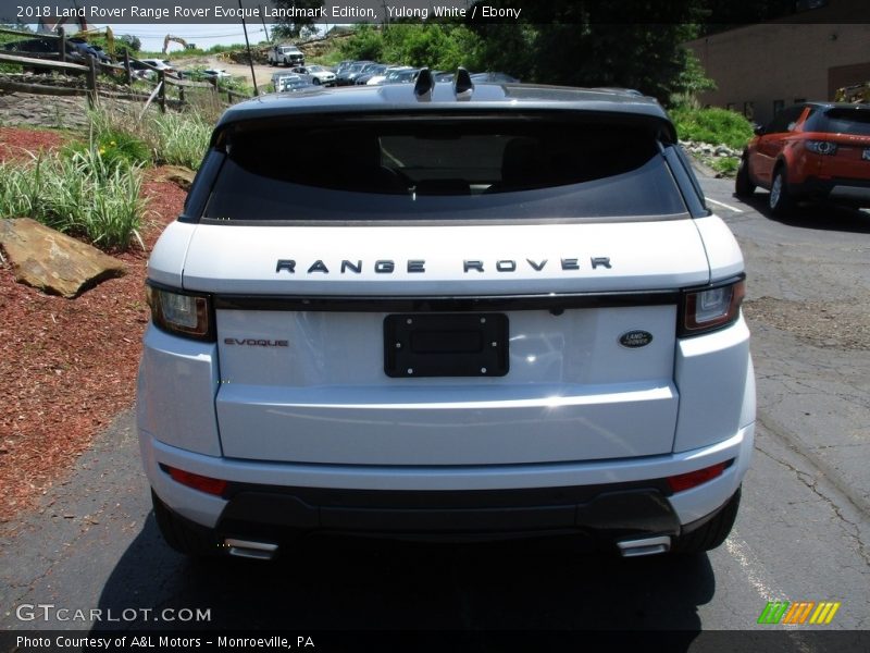 Yulong White / Ebony 2018 Land Rover Range Rover Evoque Landmark Edition