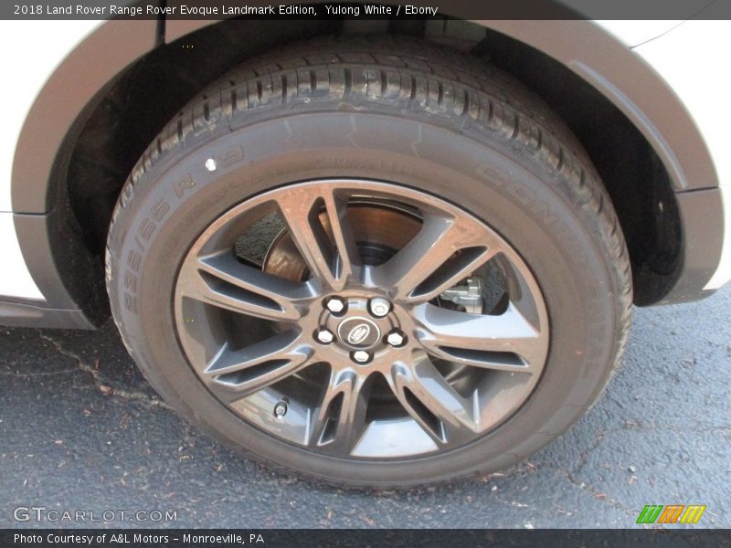 Yulong White / Ebony 2018 Land Rover Range Rover Evoque Landmark Edition