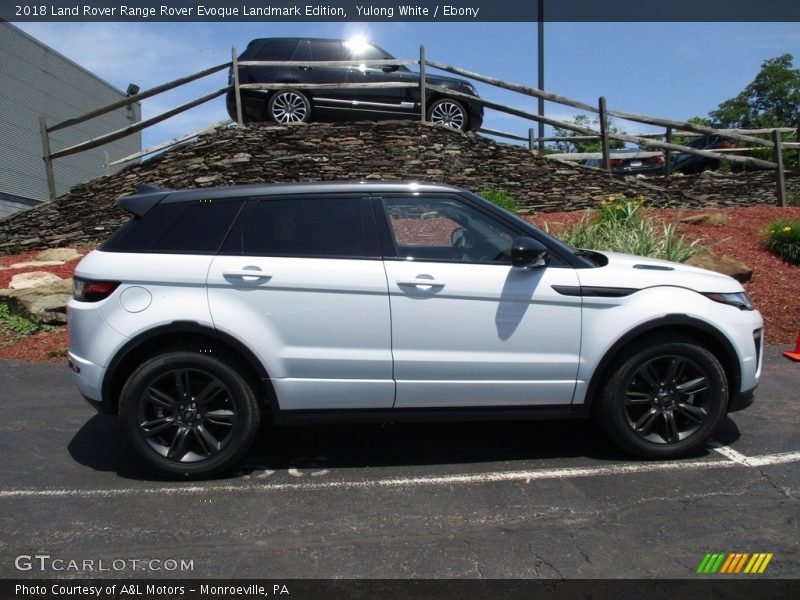Yulong White / Ebony 2018 Land Rover Range Rover Evoque Landmark Edition