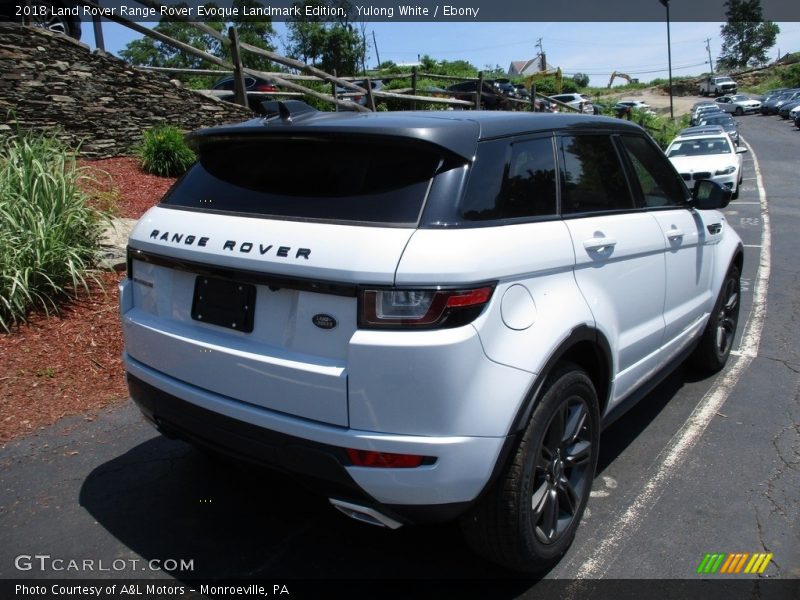 Yulong White / Ebony 2018 Land Rover Range Rover Evoque Landmark Edition