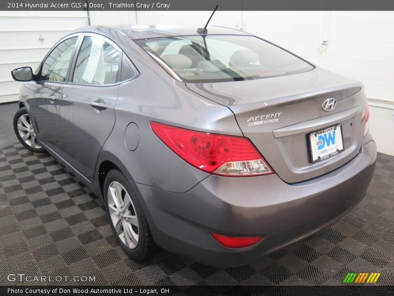 Triathlon Gray / Gray 2014 Hyundai Accent GLS 4 Door