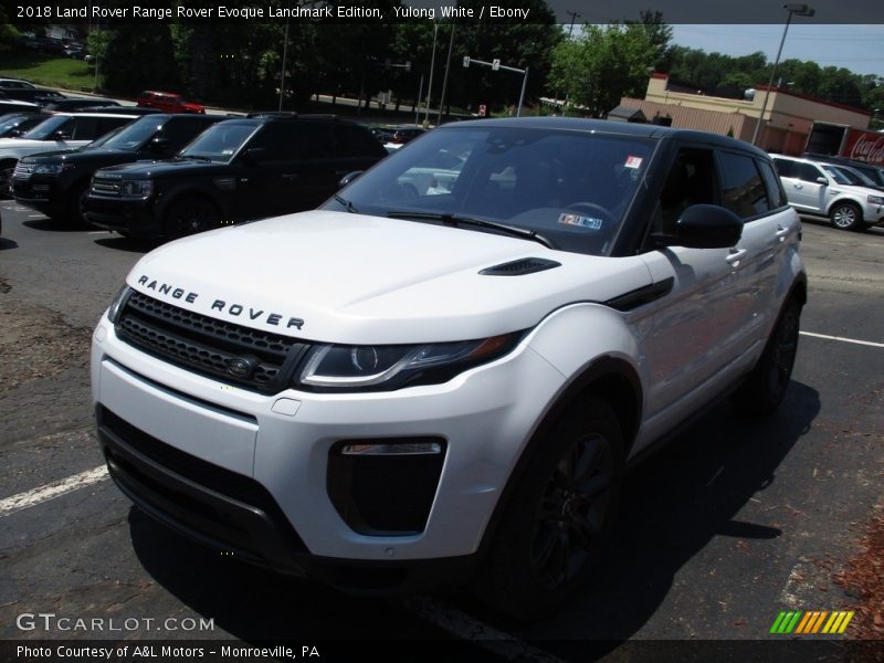 Yulong White / Ebony 2018 Land Rover Range Rover Evoque Landmark Edition