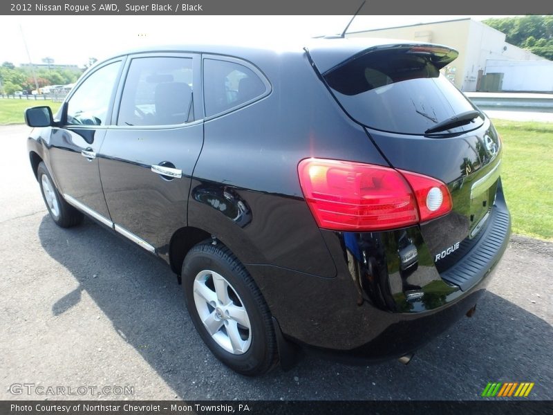 Super Black / Black 2012 Nissan Rogue S AWD