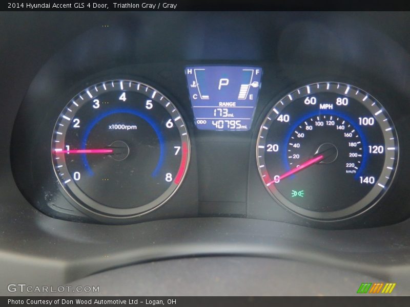 Triathlon Gray / Gray 2014 Hyundai Accent GLS 4 Door
