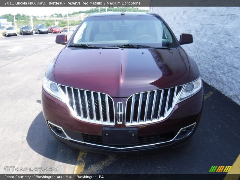 Bordeaux Reserve Red Metallic / Medium Light Stone 2011 Lincoln MKX AWD