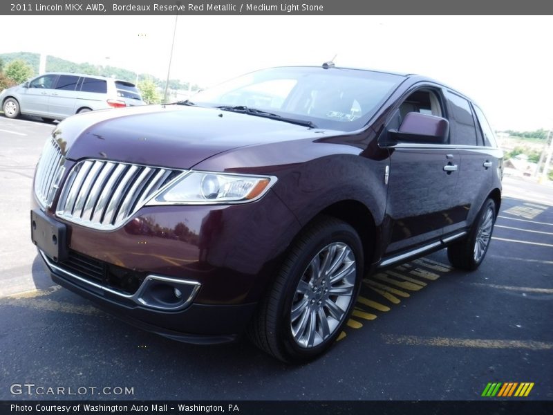 Bordeaux Reserve Red Metallic / Medium Light Stone 2011 Lincoln MKX AWD