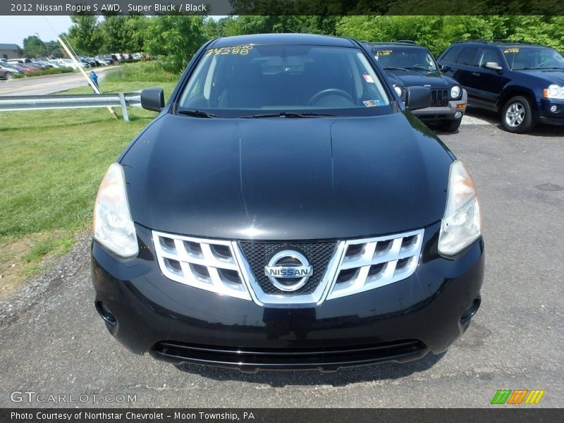 Super Black / Black 2012 Nissan Rogue S AWD