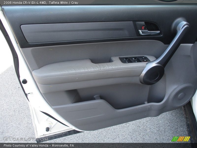 Taffeta White / Gray 2008 Honda CR-V EX-L 4WD