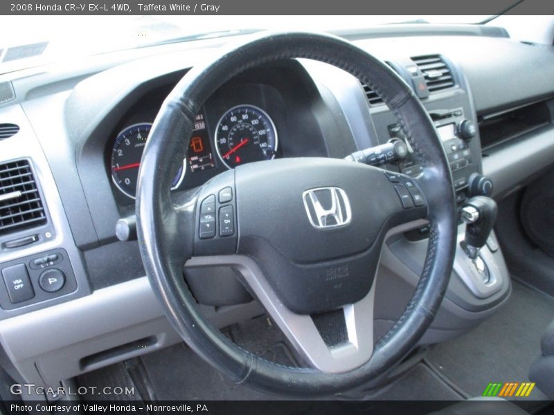 Taffeta White / Gray 2008 Honda CR-V EX-L 4WD