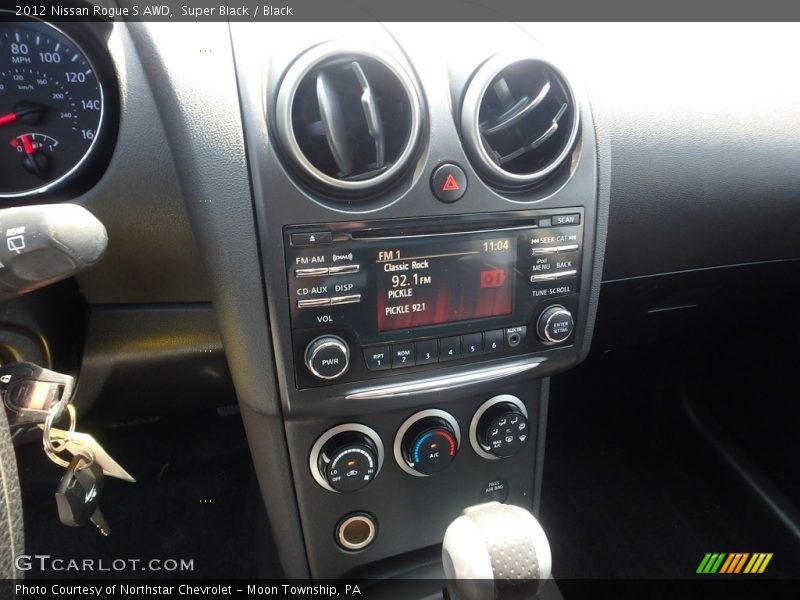 Super Black / Black 2012 Nissan Rogue S AWD