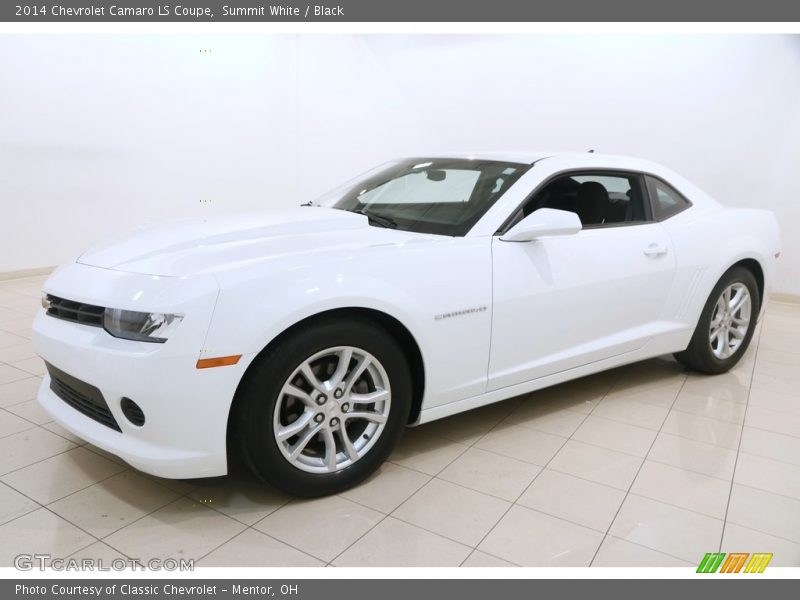 Summit White / Black 2014 Chevrolet Camaro LS Coupe