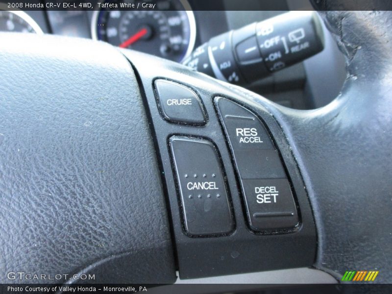 Taffeta White / Gray 2008 Honda CR-V EX-L 4WD