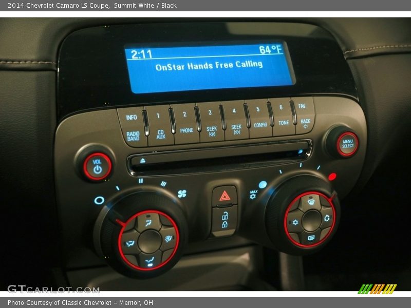 Summit White / Black 2014 Chevrolet Camaro LS Coupe