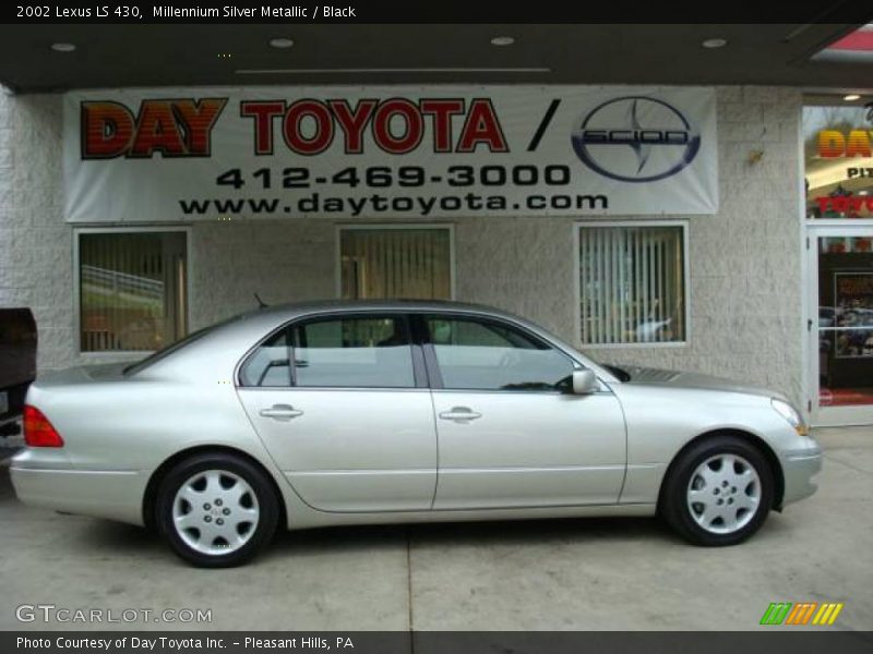 Millennium Silver Metallic / Black 2002 Lexus LS 430