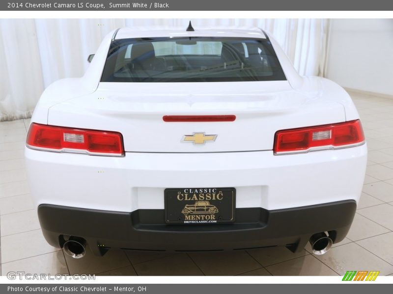 Summit White / Black 2014 Chevrolet Camaro LS Coupe