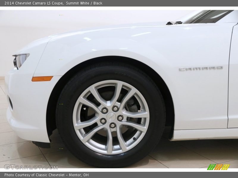 Summit White / Black 2014 Chevrolet Camaro LS Coupe