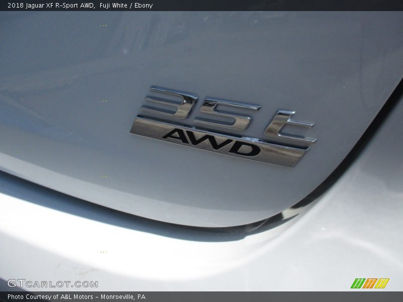 Fuji White / Ebony 2018 Jaguar XF R-Sport AWD
