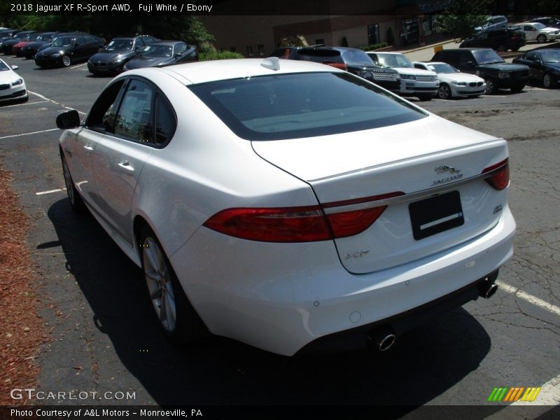 Fuji White / Ebony 2018 Jaguar XF R-Sport AWD