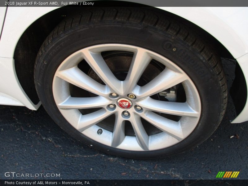 Fuji White / Ebony 2018 Jaguar XF R-Sport AWD