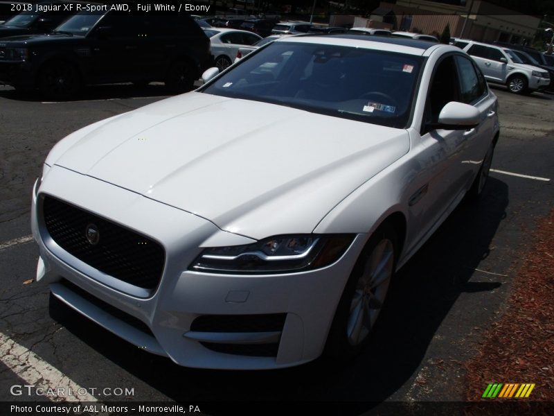 Fuji White / Ebony 2018 Jaguar XF R-Sport AWD