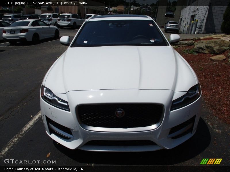 Fuji White / Ebony 2018 Jaguar XF R-Sport AWD