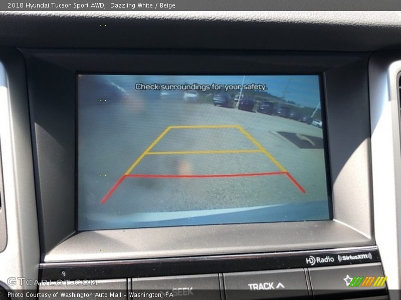 Dazzling White / Beige 2018 Hyundai Tucson Sport AWD