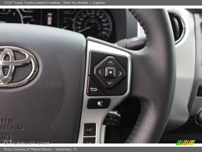 Silver Sky Metallic / Graphite 2018 Toyota Tundra Limited CrewMax