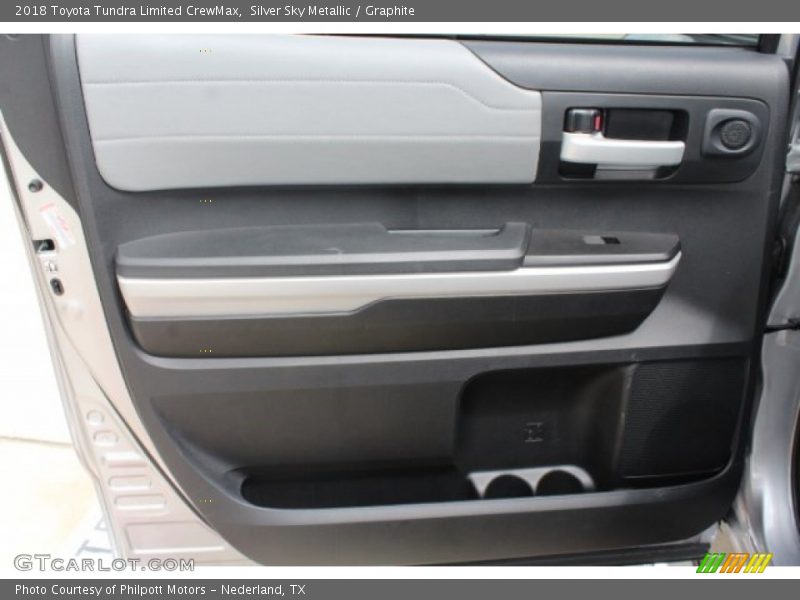 Silver Sky Metallic / Graphite 2018 Toyota Tundra Limited CrewMax