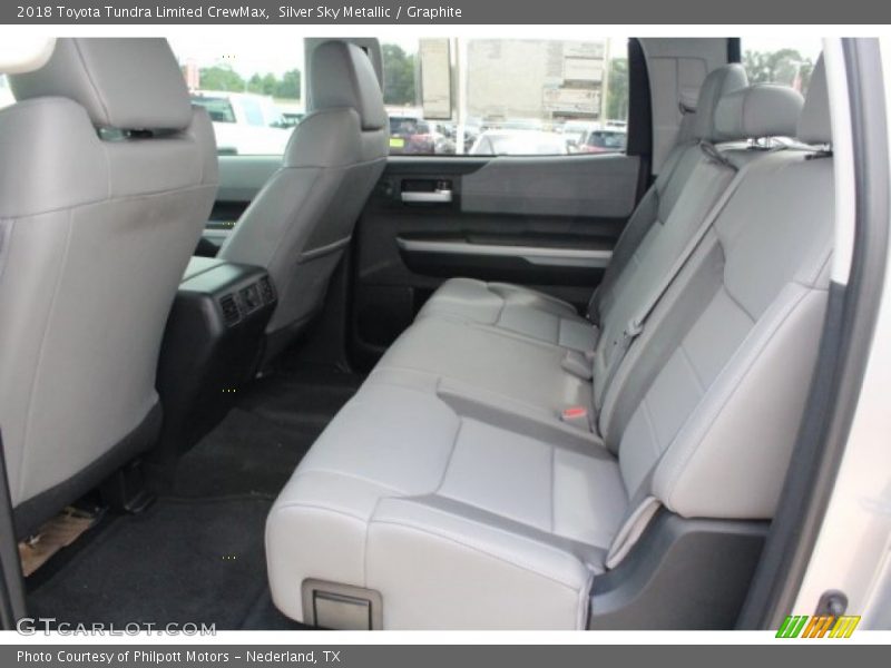 Silver Sky Metallic / Graphite 2018 Toyota Tundra Limited CrewMax