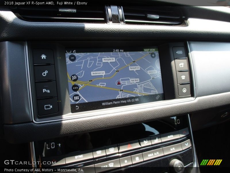 Fuji White / Ebony 2018 Jaguar XF R-Sport AWD