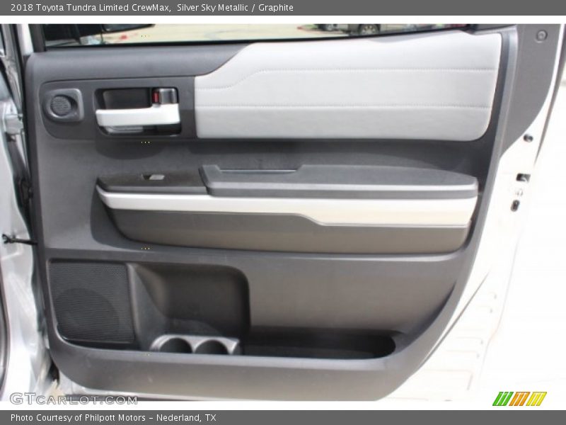 Silver Sky Metallic / Graphite 2018 Toyota Tundra Limited CrewMax