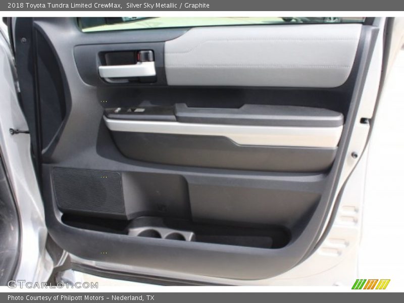 Silver Sky Metallic / Graphite 2018 Toyota Tundra Limited CrewMax
