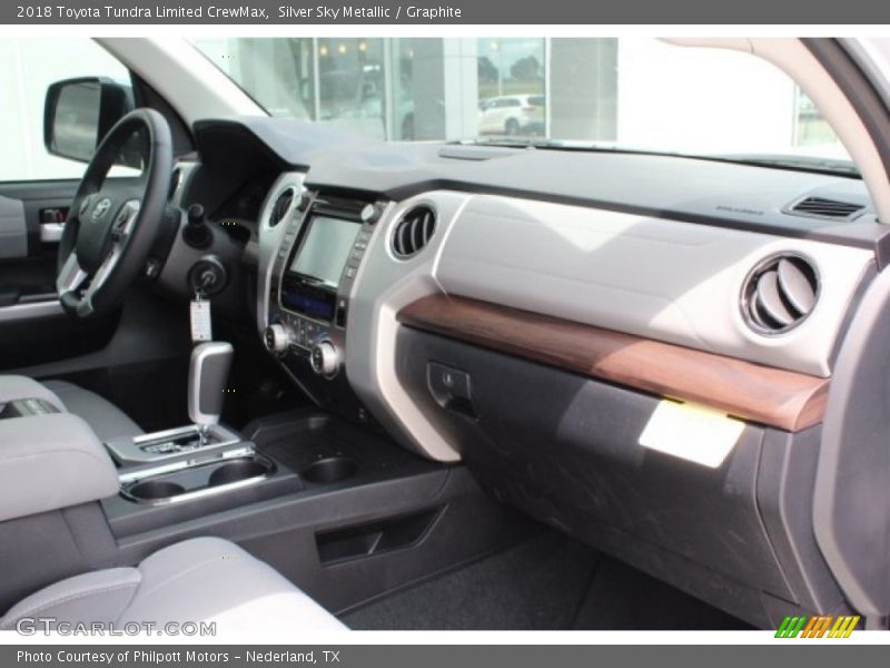 Silver Sky Metallic / Graphite 2018 Toyota Tundra Limited CrewMax