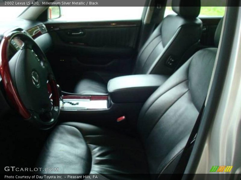 Millennium Silver Metallic / Black 2002 Lexus LS 430