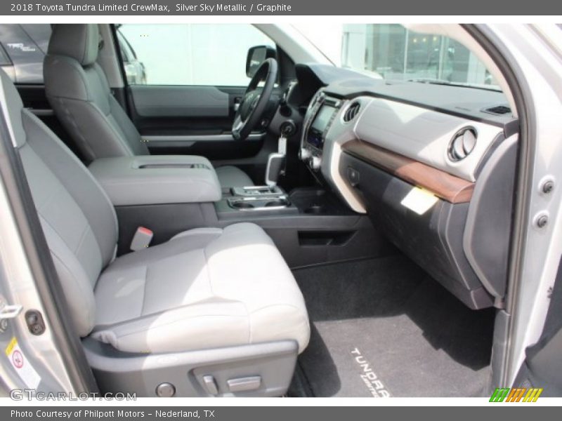 Silver Sky Metallic / Graphite 2018 Toyota Tundra Limited CrewMax