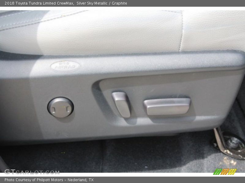 Silver Sky Metallic / Graphite 2018 Toyota Tundra Limited CrewMax